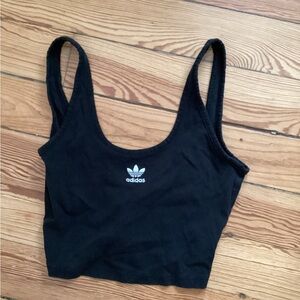 Adidas Women's Black Crop Top size small